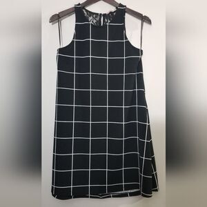 Candies (s) black and white checkers dress